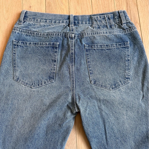 OAK + FORT Straight Leg Cropped Jeans - Picture 8 of 15